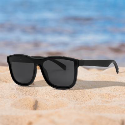 China 2021 BLUETOOTH SUNGLASSES mommy and me sunglass polarized new square blue tooth earphone women sunglasses for sale