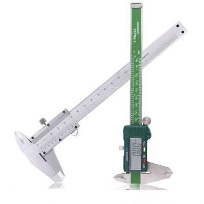 China Thickened L type mechanical vernier gauge high carbon steel depth ruler with vernier digital scale gauge 0-150MM gauge for sale