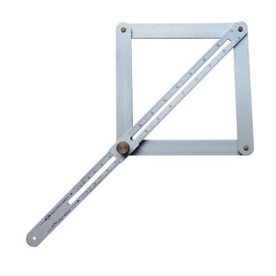 China Woodworking Angle Marking Miter Multifunctional Angle Goniometer Woodworking Ruler Aluminum Alloy Protractor Measuring Tool for sale