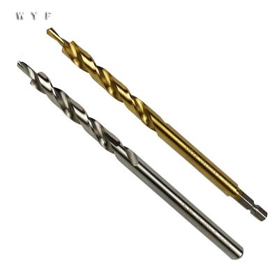 China Woodworking Drilling Oblique Holes 9.5mm 3/8 Step Drill Bit For Woodworking Pocket Hole Jig System Drill Titanium Coated HSS Step Drill Bit for sale