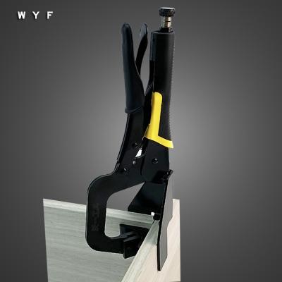 China New Quick Corner Assembly WYF 90 Degree Pocket Hole Jig Clamp Assembly Right Angle Fixed Clamps Woodworking Splicing Auxiliary Tools for sale