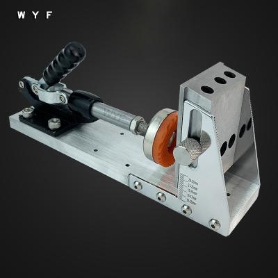 China Connect Planks Pocket Hole Jig System WYF P-01 with Step Drill Jig Woodworking Drill Locator for Wood Slant Hole Drilling for sale