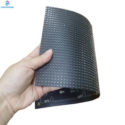 China Shenzhen Supplier P4 Curved For LED Display Indoor Soft P4 LED Module Curved Flexible Led Display Screen Advertising Module 256*128mm for sale