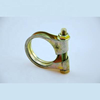 China SS316 Metal Bolt Steel Single Pipe Clamp for sale