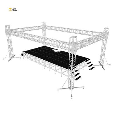 China Vocal Aluminum Music Festival Concert Stage Roof Truss System For Display Truss Beam Design for sale