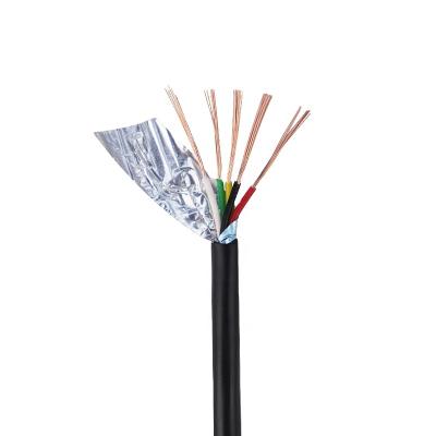 중국 28AWG 5 Core Yigao Power Cord Electronic Multicore Sheathed Round Wire 5 Core Wire 28AWG Shielded Wire With Aluminum Foil 판매용