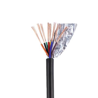 중국 28AWG 8 Core Yigao Power Cord Electronic Multicore Sheathed Round Wire 8 Core Wire 28AWG Shielded Wire With Aluminum Foil 판매용