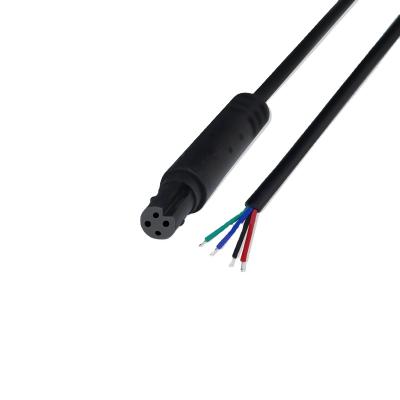 China Electric bicycle 4in 4core 0.3m connector China manufacturer 4pin single electric female connectors 4pin led connectors for sale