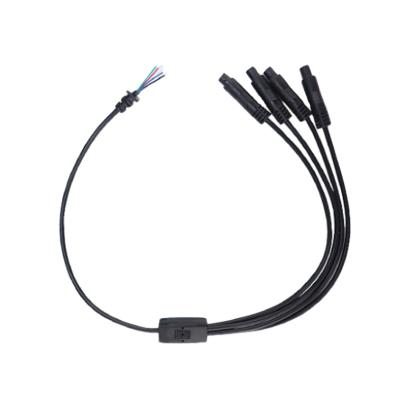 China LED Light 4Way 5Way 6Way For Reverse Male Female Camera Cable Car 4P Extension Connection Ambient Lighting Cable Te koop