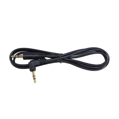 中国 1m audio gold plated right angle male to aux cable. 3.5MM TRS Male Stereo Car Audio 販売のため