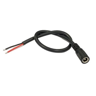 China COMPUTER Female 1.5m 20AWG 5525 1.5m Yigap Plug Power Adapter Extension Cable DC Female Cable 5.5*2.5mm for sale