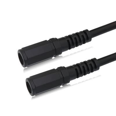 중국 0.4m Industrial DC5.5mm*2.1mm Female To Female Power Extension Cable 5.5 x 2.1mm 판매용