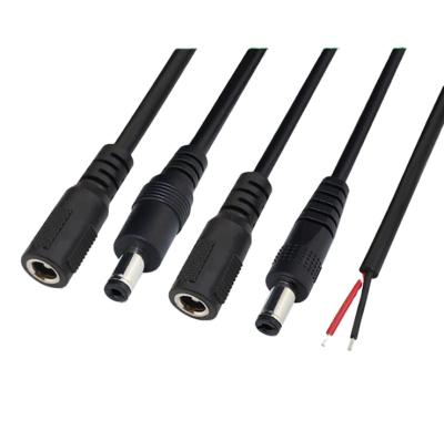 중국 Wholesale 5.5*2.1 5.5*2.5 mm Industrial DC Power Jack Connector Male Female Cable 판매용