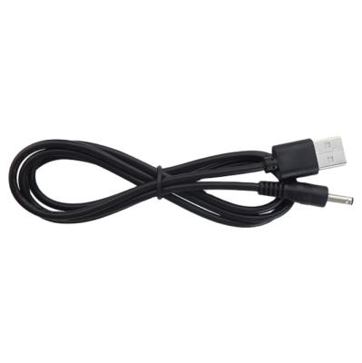 China MP3/MP4 Player 3.5*1.35mm DC Black Plug Connector To USB 2.0 Male Plug Connector Power Cable for sale