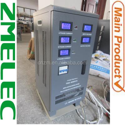 China TNS svc 6kva single phase voltage stabilizer / 6000VA three phase regulator for sale