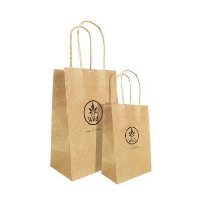 China Recyclable Custom Environmental Square Bottom Kraft Paper Bag With You Own Logo for sale