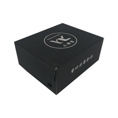 China Recycled materials corrugated paper box kids shoes storage packaging box shoe boxes with custom logo for sale