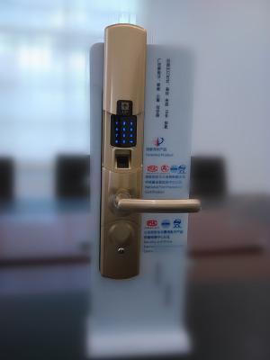 China Delux RF key card villa hotel lock fingerprint door lock for sale