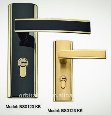 China Classical style waterproof hotel bathroom lock, Europe profile round knob lock for sale