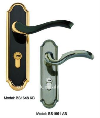 China Antiqu style waterproof hotel bathroom door lock, mortise cylinder handle lock for sale