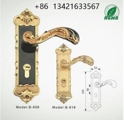 China Antiqu style waterproof hotel bathroom lock, mortise handle lock, beautifull door lockset for sale