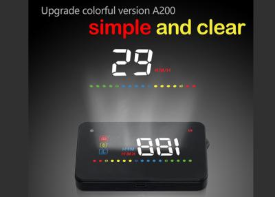 China 3.5 Inch LED Screen Honda Obd2 Heads Up Display A200 HUD Fatigue Driving Alarm for sale