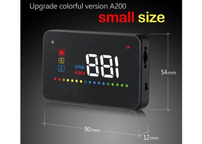 China Small OBD 2 Port Vehicle Heads Up Display A200 Hud Four Display Functions Lightweight for sale