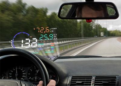 China A8 5.5 Inch Vehicle Heads Up Display Speed Fuel Consumption With Reflecting Film for sale