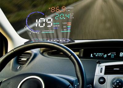 China Auto Hud-Kopf-hohe Anzeige Audis A8 5,5 Zoll-OBD II, Digital-Geschwindigkeitsmesser auf Windschutzscheibe zu verkaufen