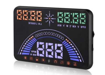 China Universal  5.8 Inch Audi S7 GPS Heads Up Display Single Driving KM Mile Compass HUD for sale