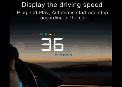 China 12vdc-/400mA-OBD2 Köpfe herauf Auto zeigen A500 HUD die 3,5 Zoll-Windschutzscheiben-Projekt-System an zu verkaufen