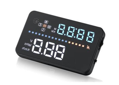 China DC8 - 18V Gps Hud Speedometer , Car And Trucks A3 Compass Gps Led Head Up Display for sale