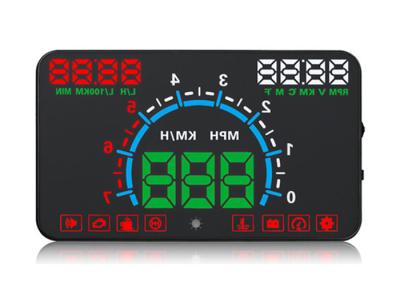 China 12V Dc / 400mA Heads Up Car Display E300 Display Alarm Not Glare For Driving Safety for sale