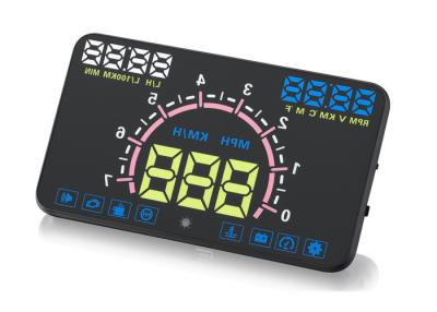 China Reise-Computer E350 HUD Obd2 Schnellfahrenwarnender Stecker 5,8