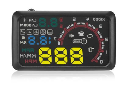China As cabeças do mercado de acessórios indicam acima W02 HUD, multi - função projetor ascendente da exposição da cabeça do carro de 5,5 polegadas à venda