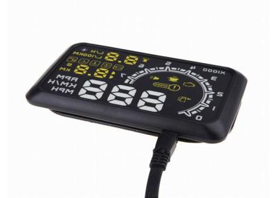 China Multifunction Nissan / Toyota Obd2 Hud Display , Brightness Adjustable X3 Obd  Ii Head Up Display Speedometer for sale