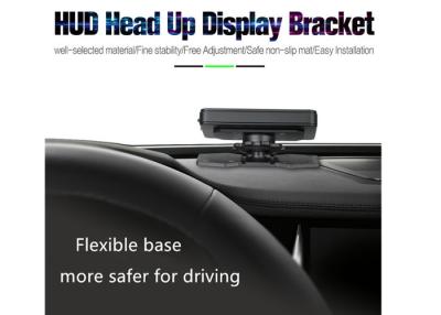 China Smartphone GPS Heads Up Display HUD Holder On Dashboard Material PC + ABS Material for sale