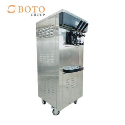 China Household DIY Ice Cream Machines Stainless Steel Fruit Ice Cream Maker Soft Ice Cream Machine for sale