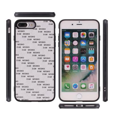 China Free Sample 2D TPU Anti-drop Sublimation Phone Case With Aluminum Metal Plate Design Phone Case For iPhone 13 12 pro Max For Vivo Y20 for sale