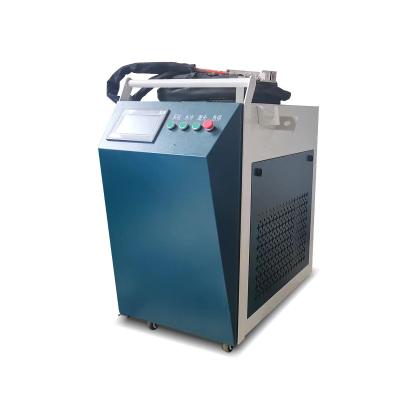 China 2000W Handheld Laser Machine Metal Rust Removal Laser Cleaning Water Cooled Derusting Machine for sale