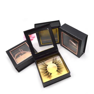 China Thick eyelash supplies dark pink 25mm mink eyelash bulk lasheswholesale seller candy wick box soft strip case for sale