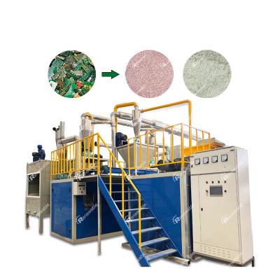 China E Waste Recycling Plant Full Automatic pcb recycling equipment 500kg/h 1000kg/h pcb recycling machine line for sale