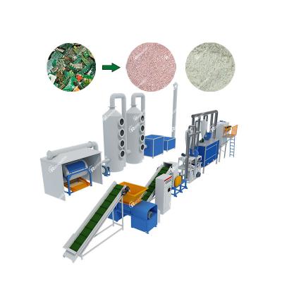 China Waste Recycling Plant Waste electronics boards recycle machine tv boards pcb recycling plant pcb recycling machine price for sale