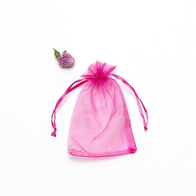 China Hot Selling Custom Jewelry Organza Gift Bags Drawstring Cheap Bag for sale