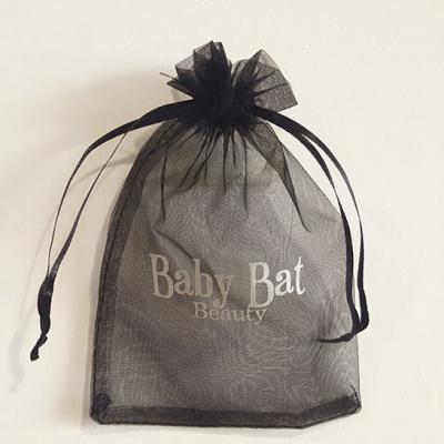 China Gift Customized Size Color Logo Organza Bags Drawstring Organza Bag for sale