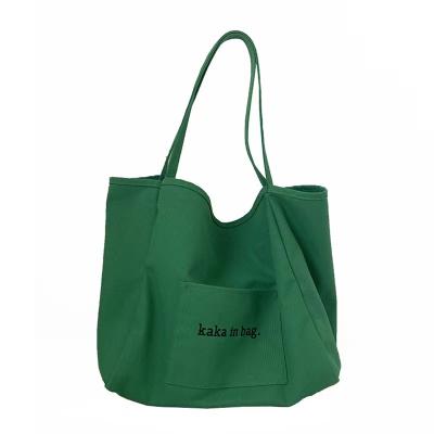 China Wholesale Custom Logo Printed Reusable Eco Friendly Canvas Shopping Cotton Handled Tote Bag for sale