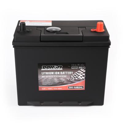 China Yes 12v 24v 36v 48v 20ah 46B24L/46B24R lithium ion battery for car and Li-ion lithium battery for sale