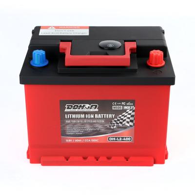 China Car lithium battery factory sale 12V prismatic deep cycle lithium battery automotive dry replacement 393*174*190*190 for sale