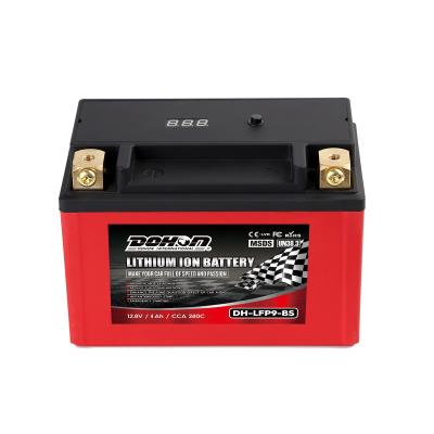 China Motorcycle Batteries LFP9-BS Motorcycle Batteries 12V CCA280 4Ah-8Ah Motorcycle Battery Lithium for sale