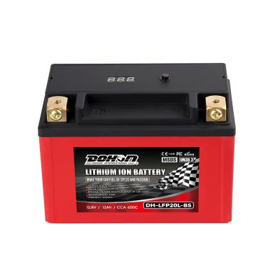 China Motorcycle Batteries LFP20L-BS Motorcycle Batteries 12V CCA650 12-16Ah Motorcycle Battery Lithium for sale